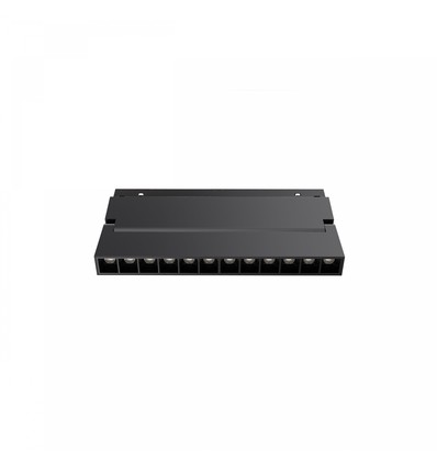 Spot sur rail LEDlife System Shift CCT Grid S, 12W - Orientable, switch CCT, noir, 22,5cm