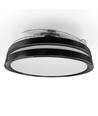 Plafonnier avec ventilateur caché - RA90, CCT, 60W, noir