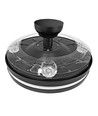 Plafonnier avec ventilateur caché - RA90, CCT, 60W, noir