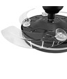 Plafonnier avec ventilateur caché - RA90, CCT, 60W, noir