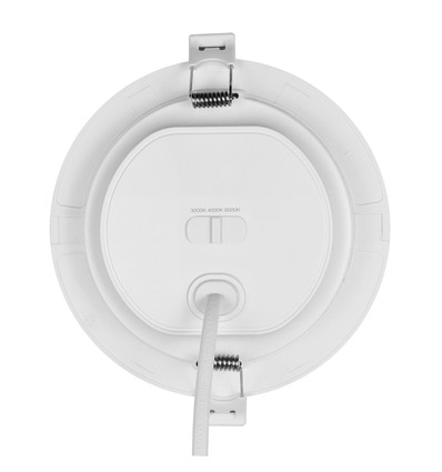 Plafonnier LED Dure 3 9W - CCT, IP54, Ø128mm, blanc, angle 110°