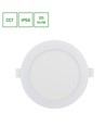 Plafonnier LED Dure 3 9W - CCT, IP54, Ø128mm, blanc, angle 110°
