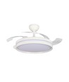 Plafonnier avec ventilateur caché - RA90, CCT, 60W, blanc