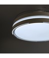 Plafonnier avec ventilateur caché - RA90, CCT, 60W, blanc