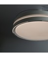Plafonnier avec ventilateur caché - RA90, CCT, 60W, blanc