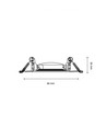 Spot encastrable GU10 - Rond, blanc, orientable, Trou: Ø7,5 cm, Dim: Ø9 cm, sans source