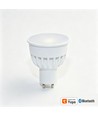 4x GU10 5W Smart Home LED - Bluetooth, 6,6 cm, compatible Google Home, Alexa et smartphones