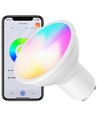Ampoule LED V-Tac 5W Smart Home - Tuya/Smart Life, compatible Google Home, Alexa et smartphones, Spot GU10