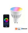 4x GU10 5W Smart Home LED - Bluetooth, 6,6 cm, compatible Google Home, Alexa et smartphones