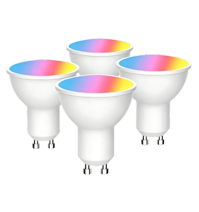 Ampoule LED V-Tac 5W Smart Home - Tuya/Smart Life, compatible Google Home, Alexa et smartphones, Spot GU10