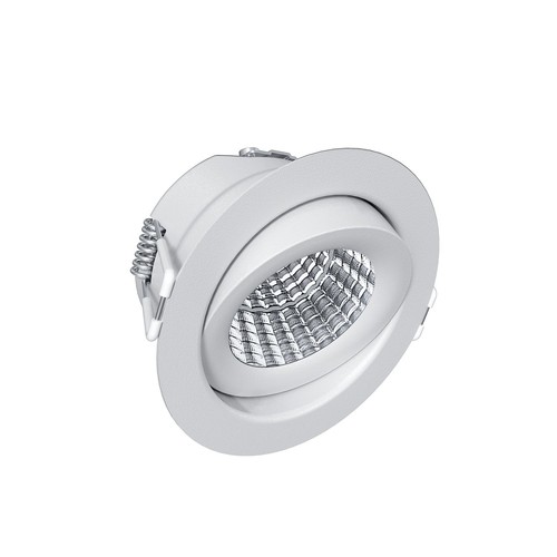 Spot LED encastrable EVA 6 6W Triac dimmable - 3000K, Ra98, Blanc