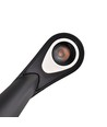 Lampe de table LED rechargeable - Noir, intérieur/extérieur, dimmable 3 niveaux, IP44, 40 cm