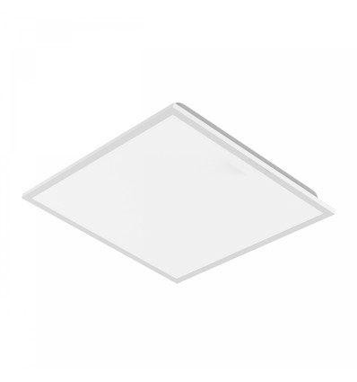 Dalle LED 60x60, 40W - UGR19, 90°, IP40, bord blanc, rétroéclairé