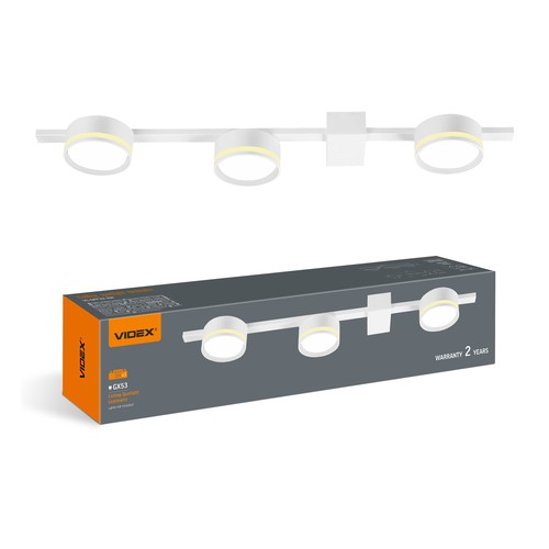 Plafonnier 3xGX53 - Blanc, sans source lumineuse