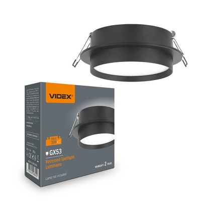 Spot encastrable GX53 - Blanc, sans source lumineuse
