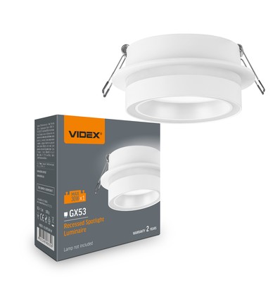 Spot encastrable GX53 - Blanc, sans source lumineuse