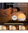 Réveil Wake-up Light, effet lever de soleil - Enceinte Bluetooth 5.3, sons de sommeil, dimmable