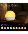 Réveil Wake-up Light, effet lever de soleil - Enceinte Bluetooth 5.3, sons de sommeil, dimmable