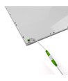 Dalle LED 60x60 36W - Hauteur: 10mm, UGR19, avec driver Philips, bord blanc