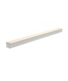 Réglette LED 120cm 38/32/24W - CCT, Blanc, plafonnier bureau, avec kit de suspension