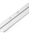 Réglette LED 120cm 38/32/24W - CCT, Blanc, plafonnier bureau, avec kit de suspension