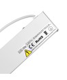 Réglette LED 120cm 38/32/24W - CCT, Blanc, plafonnier bureau, avec kit de suspension