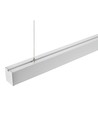 Réglette LED 120cm 38/32/24W - CCT, Blanc, plafonnier bureau, avec kit de suspension