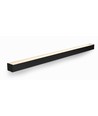Réglette LED 120cm 38/32/24W - CCT, Noir, plafonnier de bureau, avec kit de suspension