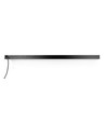 Réglette LED 120cm 38/32/24W - CCT, Noir, plafonnier de bureau, avec kit de suspension