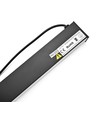 Réglette LED 120cm 38/32/24W - CCT, Noir, plafonnier de bureau, avec kit de suspension