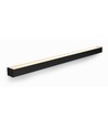 Réglette LED 120cm 38/32/24W - CCT, Noir, plafonnier de bureau, avec kit de suspension