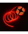 Ruban LED COB 5m 9W/m Rouge sans points - 24V DC, IP67, 240 LED/m, 5 ans de garantie