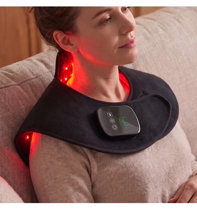 Écharpe de luminothérapie cou et clavicule - Infrarouge, avec minuterie