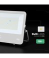 Projecteur LED 150W - 135lm/W, puce CREE, IP65, boîtier noir, garantie 6 ans