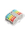 Connecteur rapide sans vis pour 5 fils