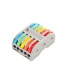 Connecteur rapide sans vis pour 5 fils