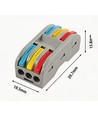 Manchon sans vis pour 3 connexions