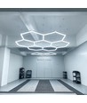 Kit complet LED Hexagone 240W RA95 7 sections - Avec raccordement