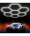 Kit complet LED Hexagone 240W RA95 7 sections - Avec raccordement