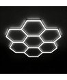 Kit complet LED Hexagone 240W RA95 7 sections - Avec raccordement