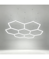 Kit complet LED Hexagone 240W RA95 7 sections - Avec raccordement