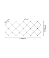 Kit complet LED Hexagone 360W RA92 14 sections - Connexion incluse