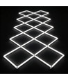 Kit complet LED Hexagone 360W RA92 14 sections - Connexion incluse