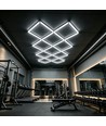 Kit complet LED Hexagone 360W RA92 14 sections - Connexion incluse