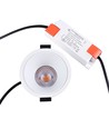 Spot encastrable 10W Ø8,5cm dimmable RA99 - IP54, perçage : Ø7,5 cm, dimensions : Ø8,5 cm, bord blanc