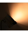 Spot encastrable 10W Ø8,5cm dimmable RA99 - IP54, perçage : Ø7,5 cm, dimensions : Ø8,5 cm, bord blanc