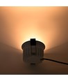 Spot encastrable 10W Ø8,5cm dimmable RA99 - IP54, perçage : Ø7,5 cm, dimensions : Ø8,5 cm, bord blanc