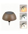 Lampe bouteille LED rechargeable - Couleur café, CCT, tactile dimmable, IP54