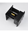 Applique 3W CUBIC PRO - IP65, noir, repiquable, ajustable, carrée, extérieur, source incluse