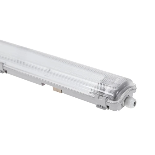 Réglette LED Limea T8 150cm, câblage traversant - Pour 2x tubes LED 150cm, IP65 étanche